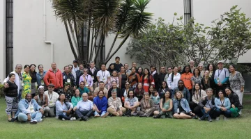 Participantes en asamblea celebrando 40 años de Codacop.
