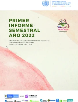 Portada del informe sobre derechos de mujeres indígenas.