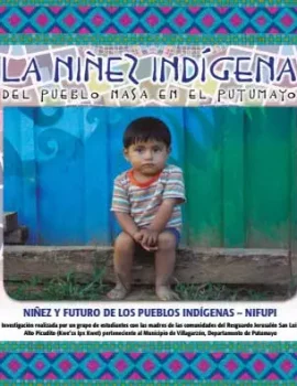 Niño indígena del pueblo nasa en el Putumayo